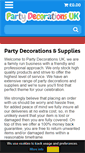 Mobile Screenshot of partydecorationsuk.com